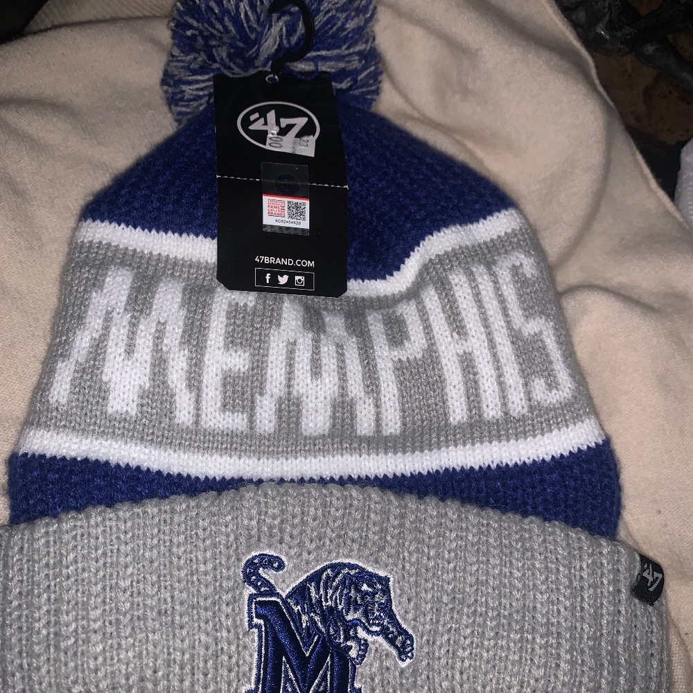 MEMPHIS TIGERS 47’ BRAND WINTER BEANIE BRAND NEW W/TAG
